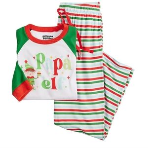 NWT Jammies For Your Families Papa Elf Men’s Size L Top & Pants